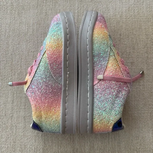 Lola + The Boys Ombré Glitter Star Sneakers - Picture 6 of 9
